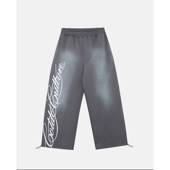 Cold Culture Script Sweatpants Antracite Grey Medium - Picture 2 of 8